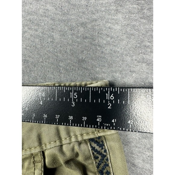 Chino By Anthropologie Womens Pants 29 Green Relaxed Stretch Cotton Blend - Picture 5 of 7
